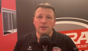 Saint-Omer : Fabien Savreux, coach du Scra après la défaite en Ligue des Champions