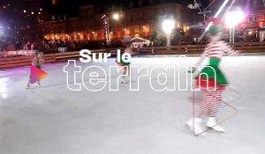 Spectacle de patinage au marché de Noël de Charleville-Mézières