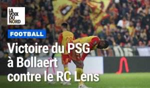 Ligue 1: victoire du PSG (2-0) à Bollaert contre le RC Lens 