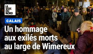Calais : hommage aux migrants morts à Wimereux