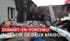 Incendie à Domart-en-Ponthieu