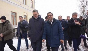 VIDÉO. Au lendemain de sa nomination, le ministre des Affaires étrangères s'est rendu en Ukraine