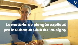 Le matériel de plongée expliqué par le Subaqua Club du Faucigny à Cluses