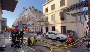Incendie rue de Buffon Rouen