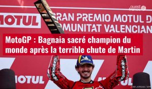 VIDÉO.MotoGP : Bagnaia sacré champion du monde après la terrible chute de Martin