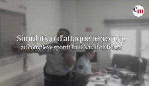 Simulation d'attaque terroriste au complexe sportif Paul-Natali de Borgo