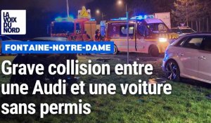 Violente collision à Fontaine-Notre-Dame