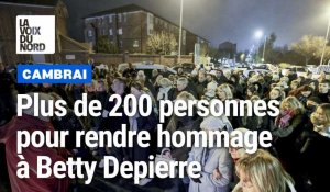 Cambrai : plus de 200 personnes pour un hommage à Betty Depierre