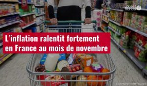 VIDÉO. L’inflation ralentit fortement en France au mois de novembre