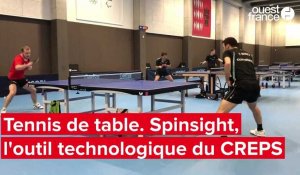 VIDEO. Nicolas Gaudelas présente l'outil technologique du pôle France nantais de tennis de table 
