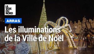 Arras: les illuminations de la Ville de Noël de la place des Héros à la Grand-Place