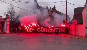 Près de Saint-Omer : un dernier hommage à Corentin, supporter du RC Lens
