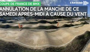 Annulation de la manche de Coupe de France de BMX ce samedi après-midi à Troyes, à cause du vent