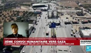 Convoi humanitaire vers Gaza : "C'est une bonne nouvelle mais ça ne suffit pas" pour la Croix-Rouge