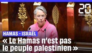 Guerre Hamas - Israël : Le discours d'Elisabeth Borne devant l'Assemblée nationale en intégralité
