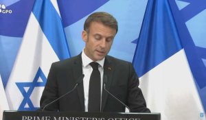Macron évoque à Jérusalem "une page noire de notre propre histoire"