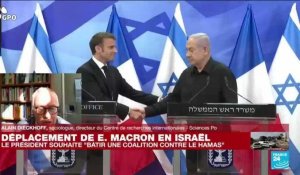 Visite de E. Macron en Israël : "éviter une escalade d’envergure"