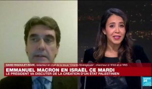 Emmanuel Macron en Israël ce mardi, le président va discuter de la création d'un état palestinien