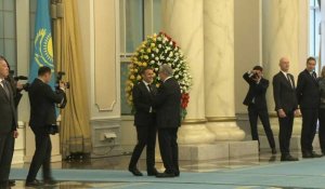 Kazakhstan: Emmanuel Macron rencontre le président Kassym-Jomart Tokaïev