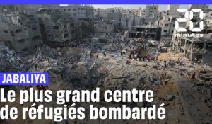 Jabaliya, le plus grand centre de réfugiés de la bande de Gaza, a été bombardé
