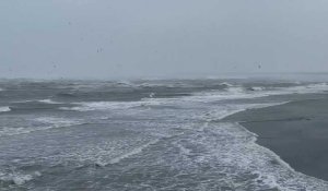 Tempête Ciaran : la digue Carnot et la jetée de Boulogne-sur-Mer interdite d'accès en raison des vents violents