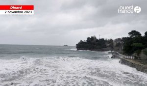 VIDÉO. Tempête Ciaran : à Dinard, la mer est déchaînée