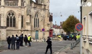 VIDÉO. Tempête Ciaran dans l'Orne : l'église Saint-Martin à Argentan endommagée 