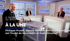 Philippe Pradal, député des Alpes-Maritimes, est l'invité de "L'Interview à la une"