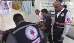 VIDEO. A Gaza, les secouristes manquent d'équipements