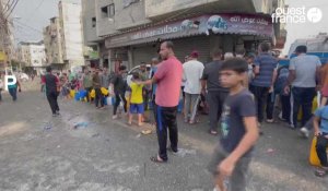 VIDEO. Pénurie d'eau et coupure de communication totale sur Gaza