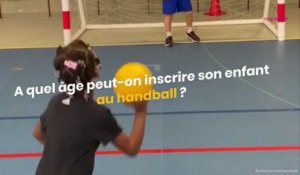 À quel âge peut-on inscrire son enfant au handball