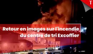 Chêne-en-Semine : retour en images sur l'incendie du centre de tri Excoffier