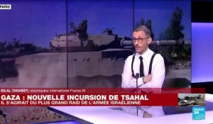 Nouvelle incursion de Tsahal à Gaza : il s'agirait du plus grand raid de l'armée israélienne