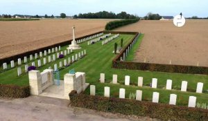 VIDÉO. Le cimetière militaire britannique de Secqueville-en-Bessin abrite 117 tombes