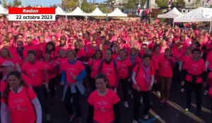 Une marée rose de 3 000 femmes réunies pour lutter contre le cancer du sein à Redon