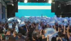 Argentine/présidentielle: Les partisans de Massa se réjouissent des résultats partiels