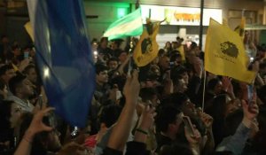 Argentine/présidentielle: Les partisans de Milei se réjouissent des résultats partiels