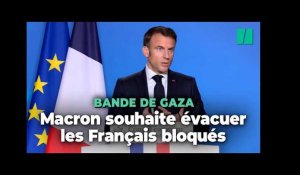 Les ressortissants français de la bande de Gaza vont être évacués promet Macron
