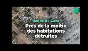 Dans la bande de Gaza, ces images satellite montrent l’ampleur des bombardements israéliens