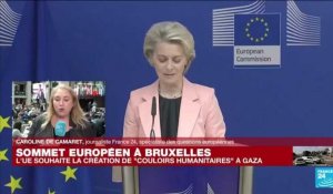 Sommet européen à Bruxelles : les 27 cherchent leurs mots sur le conflit Israël-Hamas