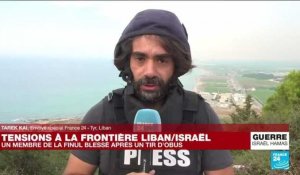 Tensions à la frontière Liban/Israël : un membre de la Finul blessé après un tir d'obus