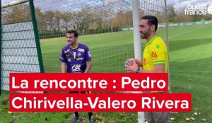 VIDEO. " La cuisine espagnole ? Elle est meilleure !" : La rencontre entre Valero Rivera (HBC Nantes) et Pedro Chirivella (FC Nantes)