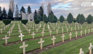 VIDÉO. Au cimetière polonais d'Urville reposent les héros de la poche de Falaise-Chambois