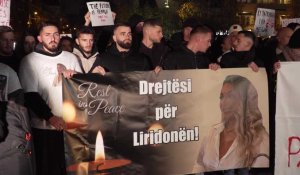 Marche au Kosovo après le récent féminicide de Liridona Ademaj