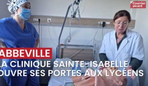A Abbeville, la clinique Sainte-Isabelle ouvre ses portes aux lycéens
