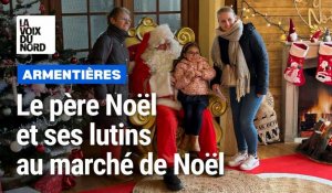 Armentières : la place du Général-de-Gaulle est envahie par les lutins du père Noël 