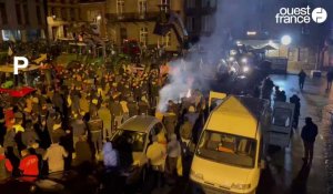 VIDÉO. Plus de 300 agriculteurs en colère ont convergé à Saint-Brieuc