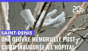 Covid : une œuvre mémorielle à l'hôpital de St-Denis 