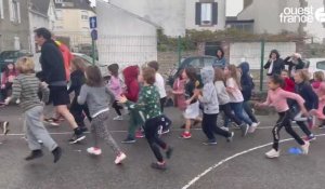 VIDEO. Écoliers et seniors courent ensemble à Concarneau pour Téléthon