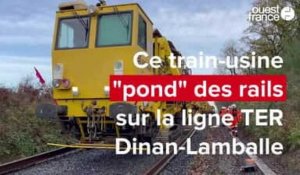 VIDÉO. Comment est créée la nouvelle ligne de train entre Dinan et Lamballe ?